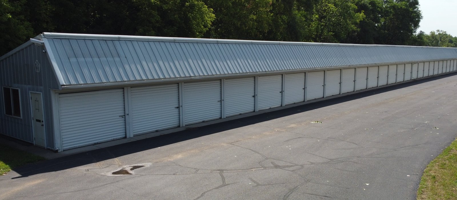 Drive-up storage units at Clear Space Self Storage in Eau Claire, WI